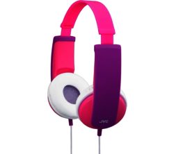JVC  Tinyphones HA-KD5-P-E Headphones - Pink & Violet